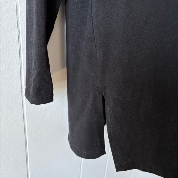 Eileen Fisher Black Long Sleeve Top | Size Small - Picture 6 of 7